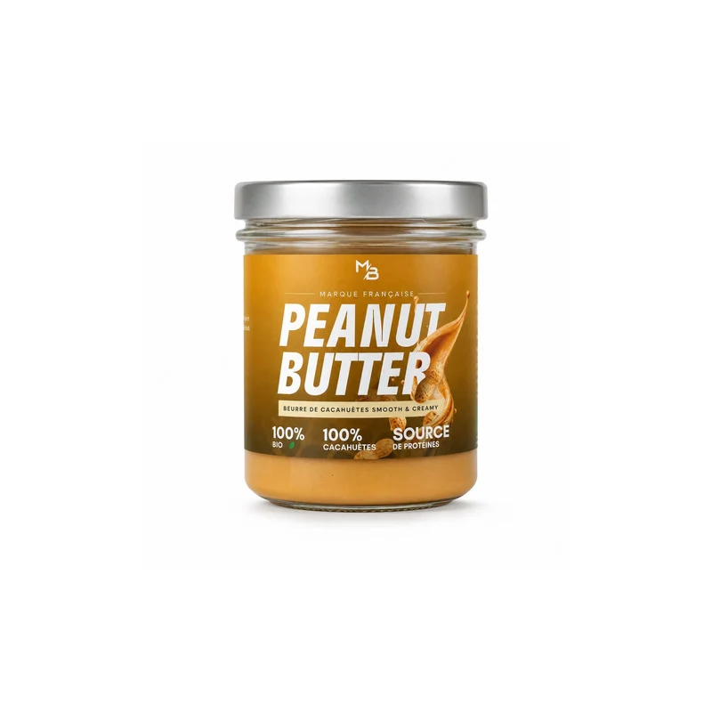 Peanut Butter Bio Smooth & Creamy - MB Fitness (300 g)