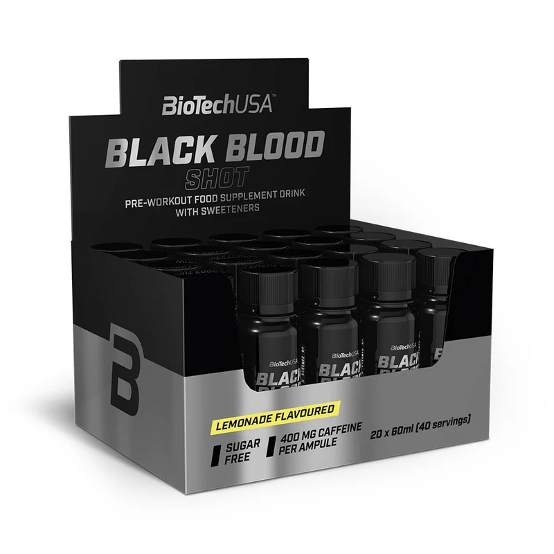 Black Blood Shot - Biotech USA (20 x 60 ml)