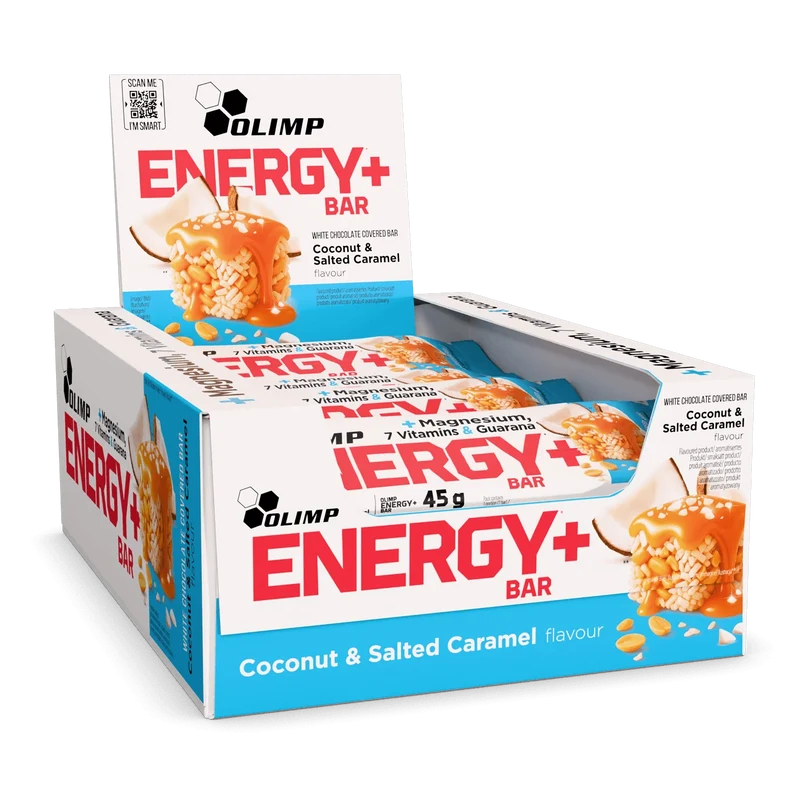 Barre Energy+ Olimp - Coconut & Salted Caramel (20 x 45g)