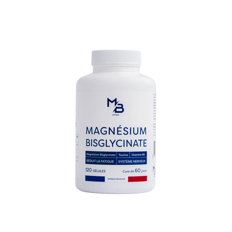 Magnésium Bisglycinate (120 Gélules) - Made in France