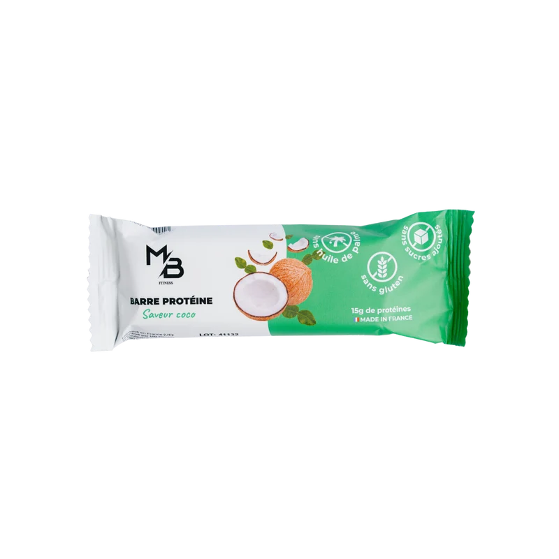 Barre Protéinée Coco Végétale – Boîte de 20x50g