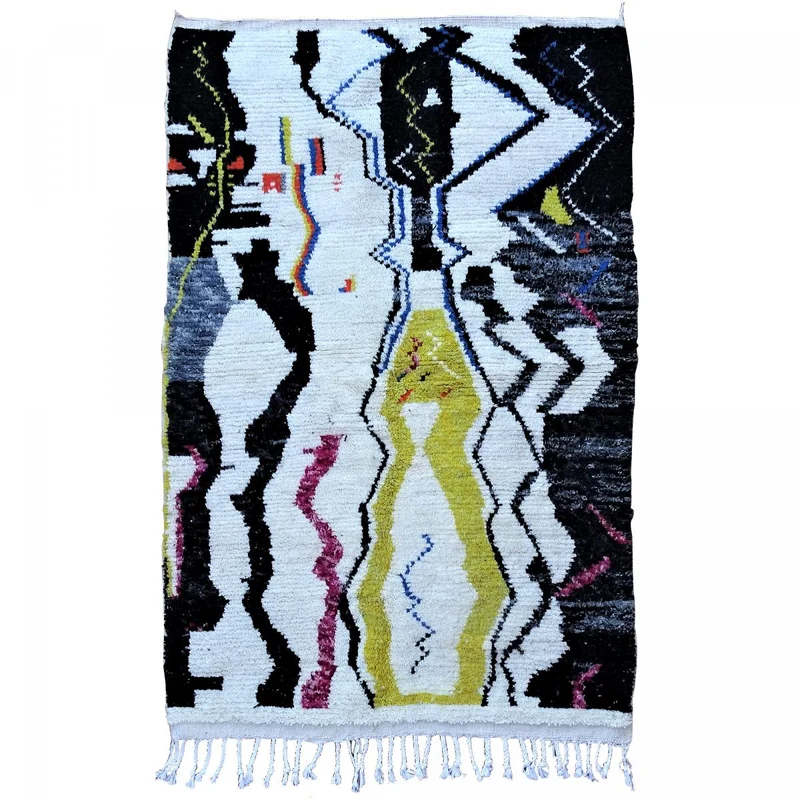 Tapis Berbère en Laine Blanc 150x230