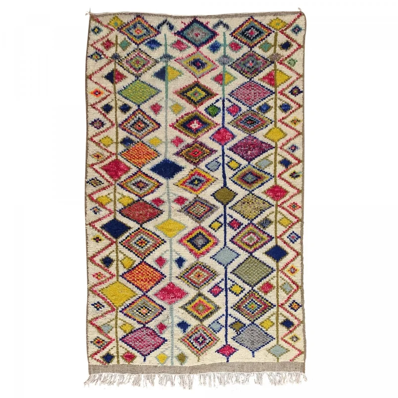 Tapis Berbère en Laine Multicolore 140x230 140x230