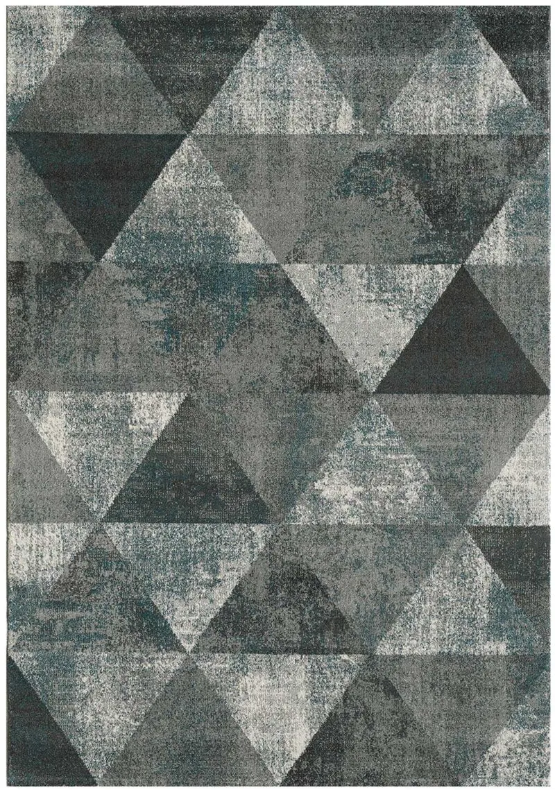 Tapis Scandinave Gris foncé KVG BENTO