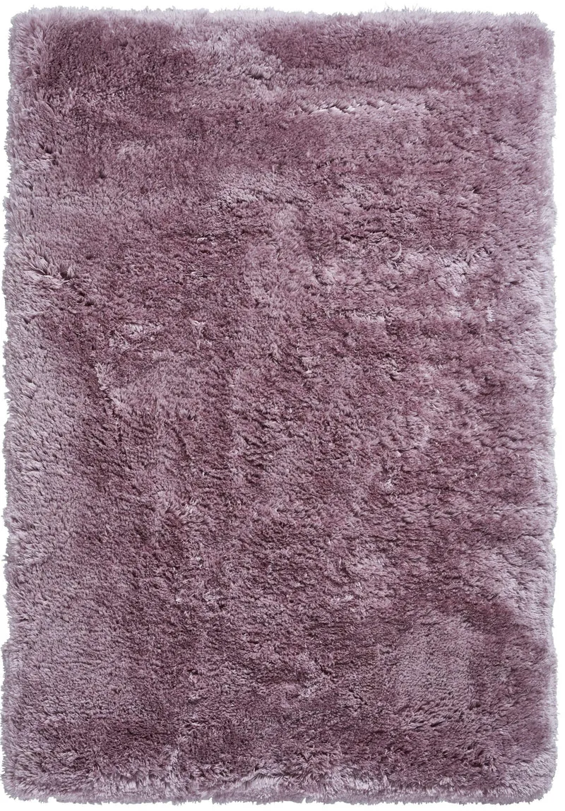 Tapis Violet uni type shaggy ultra doux intérieur POLAR