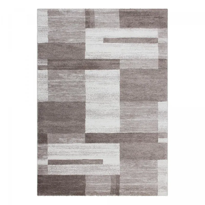 Tapis Rectangulaire 160x230 en Polypropylène Beige