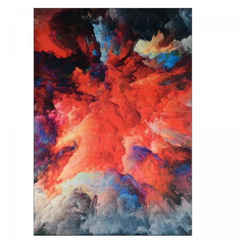 Tapis Kilim Multicolore en Polyester 120x160 cm