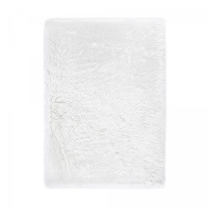 Le Tapis Shaggy Éclat Blanc 120x170