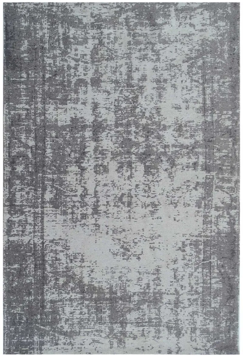 Tapis Vintage Gris kilim fait main SILANA