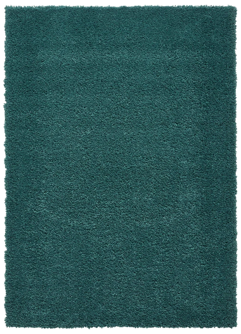 Tapis Shaggy Vert uni intérieur SIERRA
