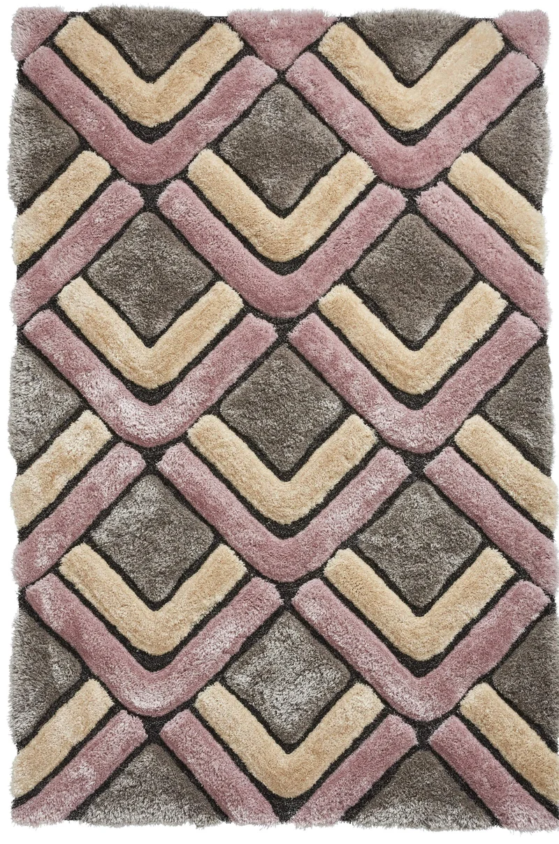 Tapis Shaggy multicolore design NOBLE HOUSE NH8199