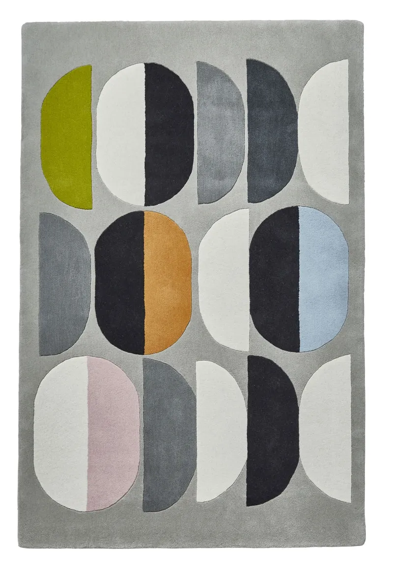 Tapis Multicolore style Contemporain de salon INALUXE IX06