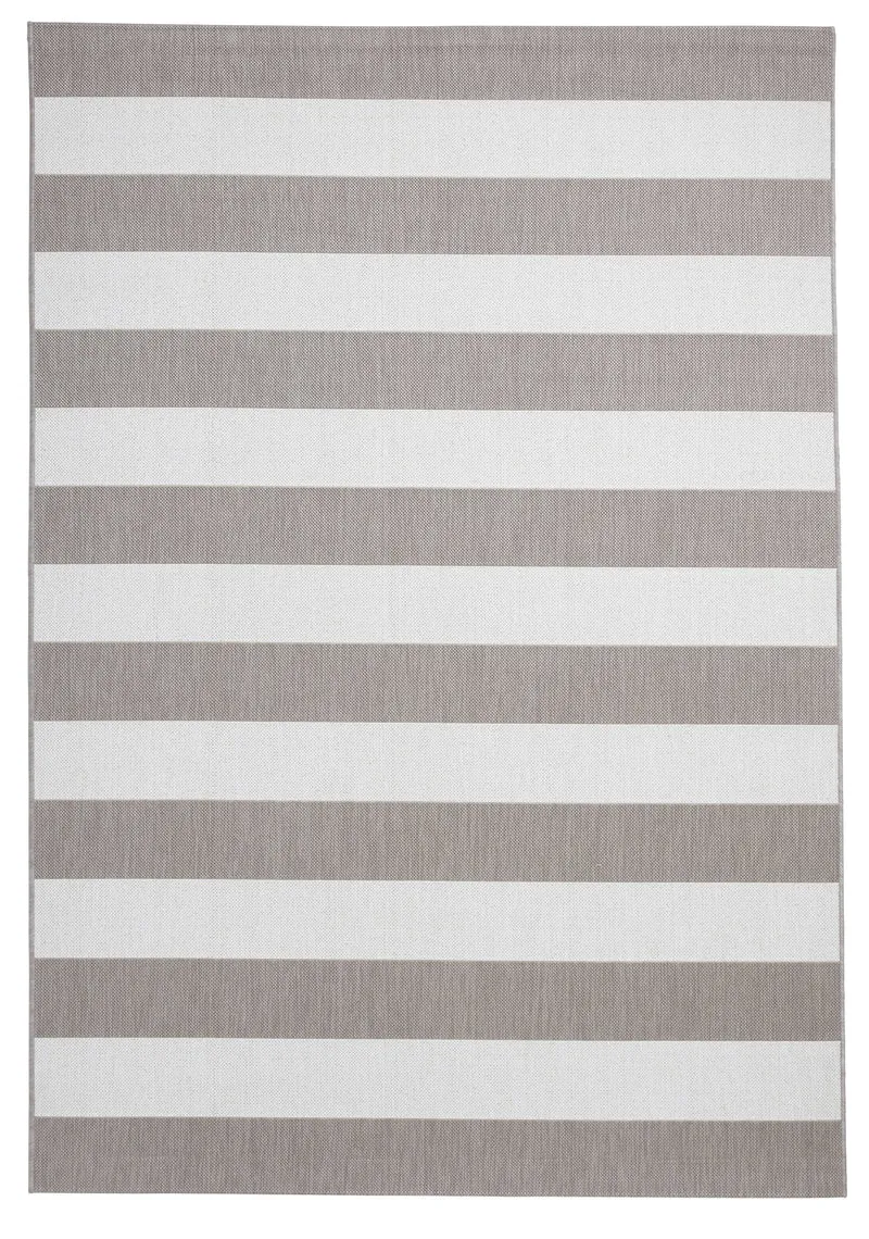 Tapis Intérieur extérieur Beige à bandes SANTA MONICA