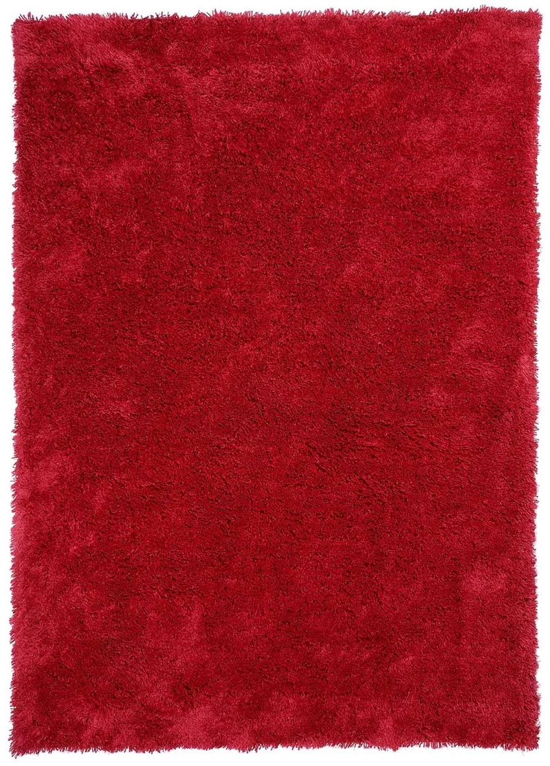 Tapis Shaggy Rose foncé Uni doux SG LUXE