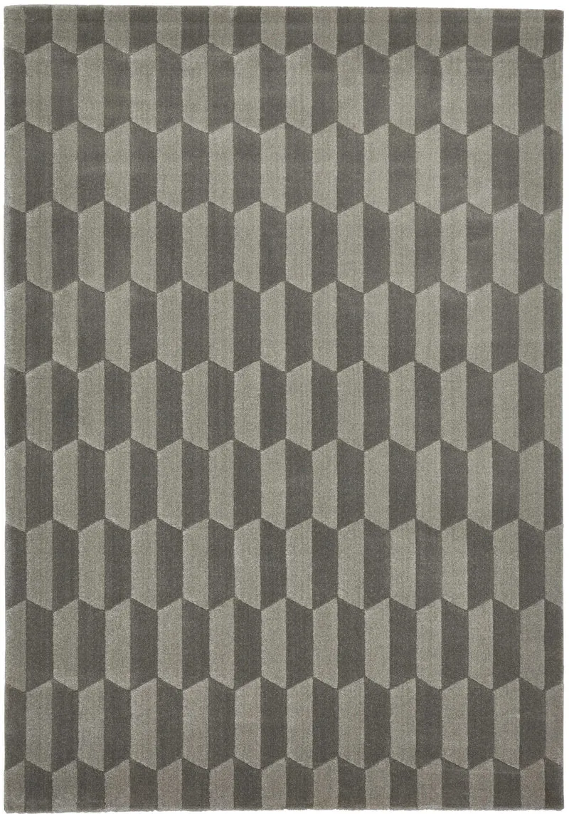 Tapis Gris Moderne Aurora 54207
