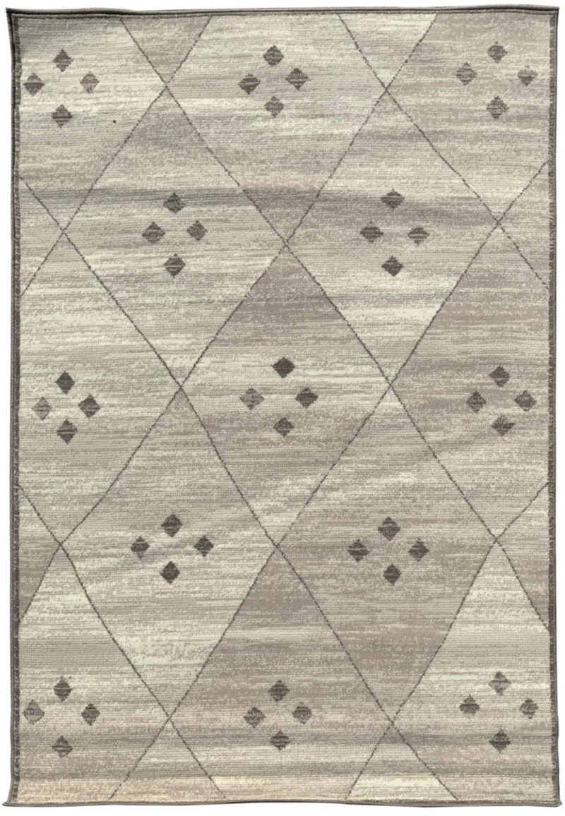 Tapis Gris style Berbère AF FEZA