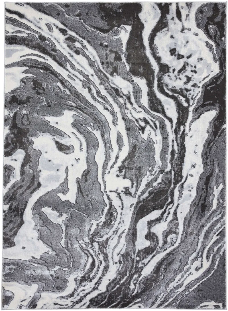 Tapis Gris design Abstrait Apollo GR584
