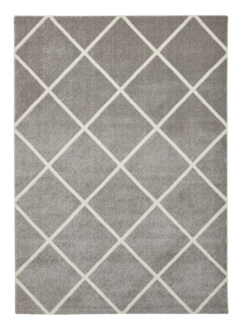 Tapis Gris Graphique Brooklyn BRK35