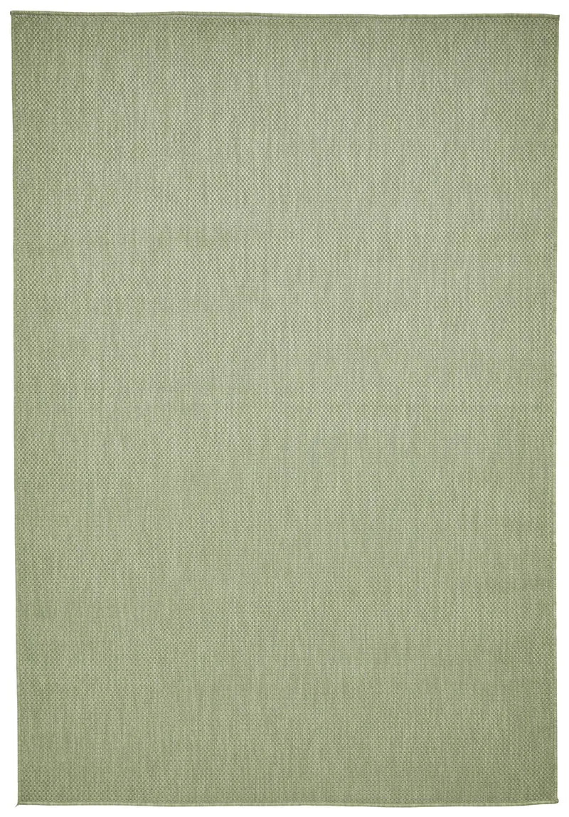 Tapis Extérieur vert clair uni kilim POP OUTDOORS
