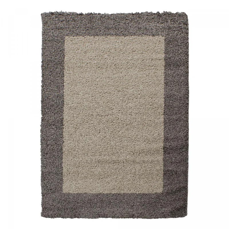 Tapis Shaggy Marron Fuz en Polypropylène 100x200 cm – Royaume du Tapis