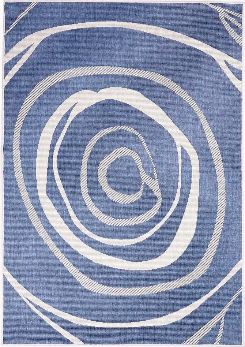 Tapis Extérieur réversible Bleu Moderne RONBI