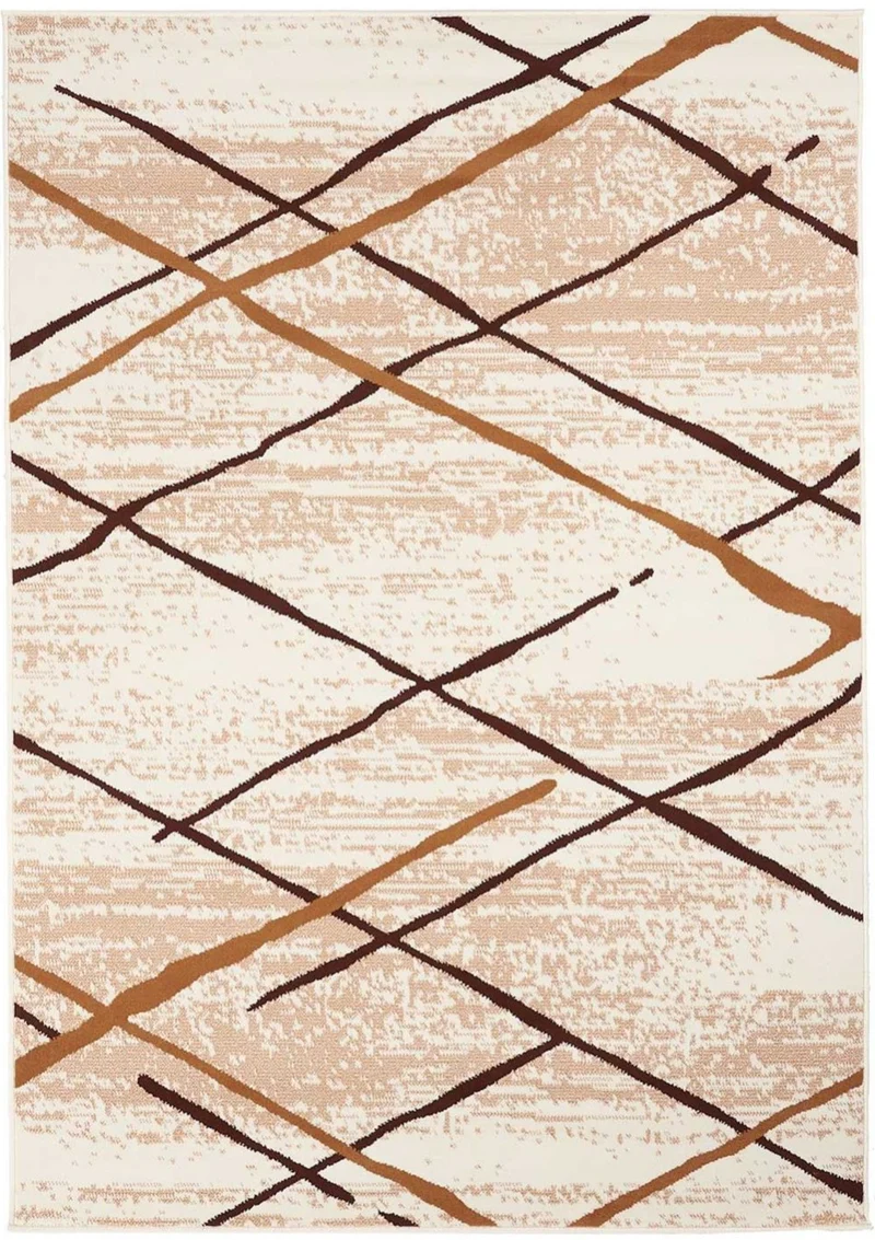 Tapis de Salon Marron Inspiration Berbère LAJEM