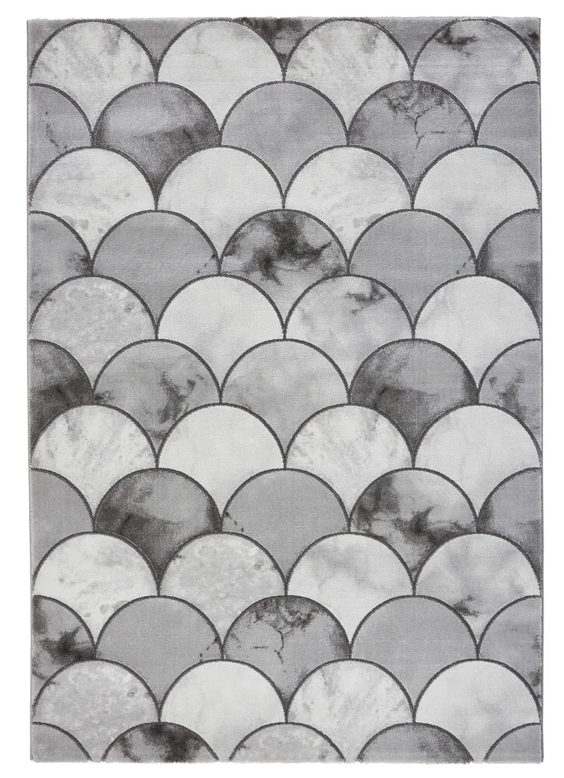 Tapis de Salon Gris motif graphique Craft 23361