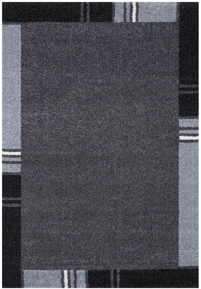 Tapis de Salon Gris motif Graphique ZAQUO