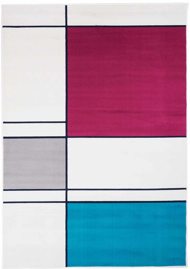 Tapis de Salon Contemporain Multicolore LICAR