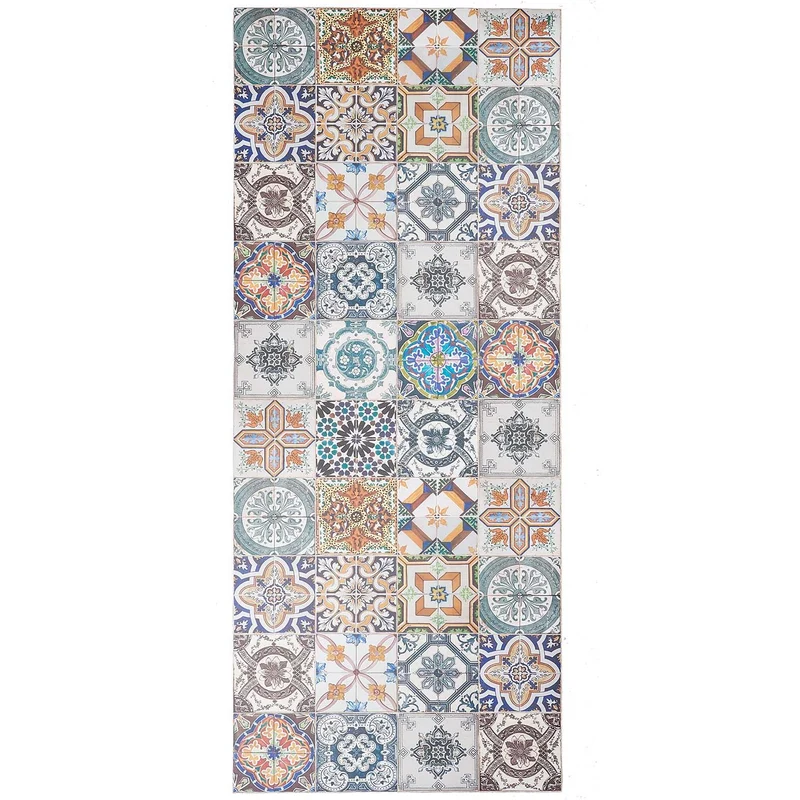 Tapis de Cuisine Multicolore Graphique PORTO