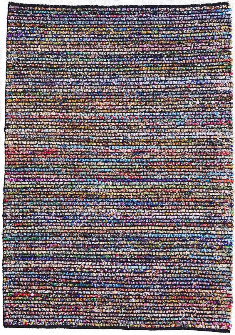 Tapis Ethnique Multicolore en Jute MULTIDETAIL