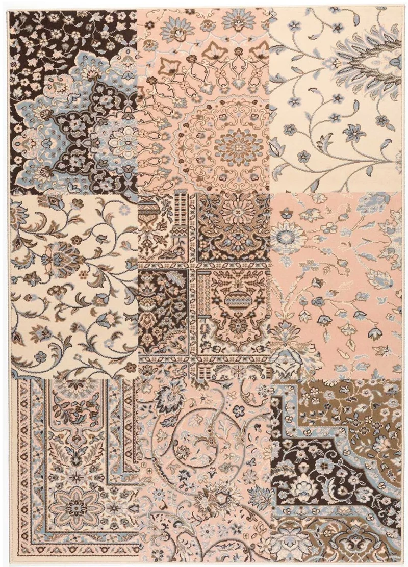 Tapis de Salon Oriental Beige TCHIMETO