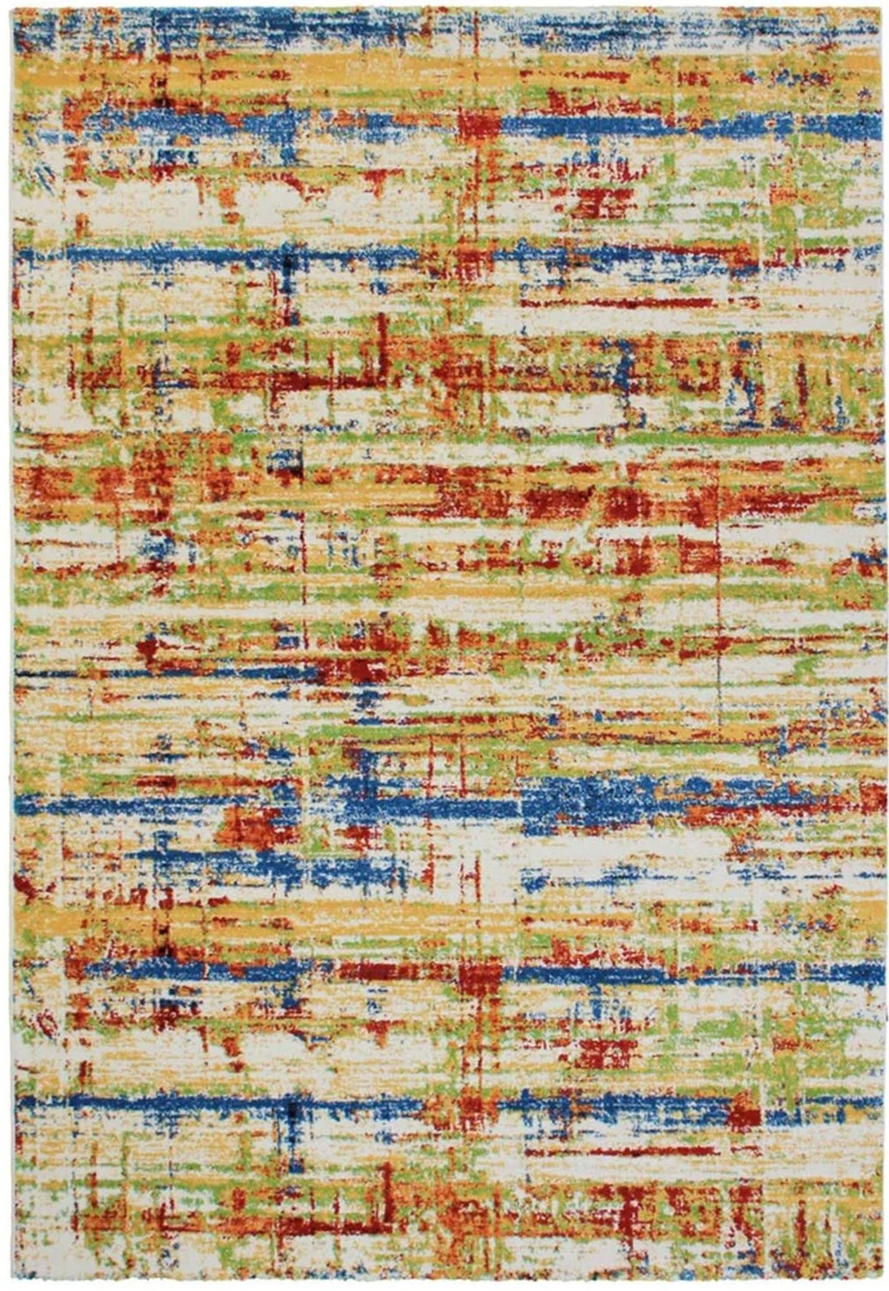 Tapis de Salon Multicolore Abstrait NIVALIA