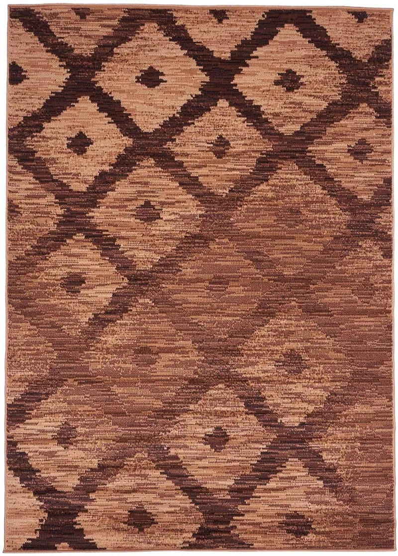 Tapis de Salon Marron type Berbère BC OULOUTA