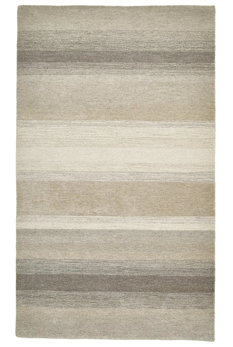 Tapis Beige motif dégradé en laine ELEMENTS EL2267