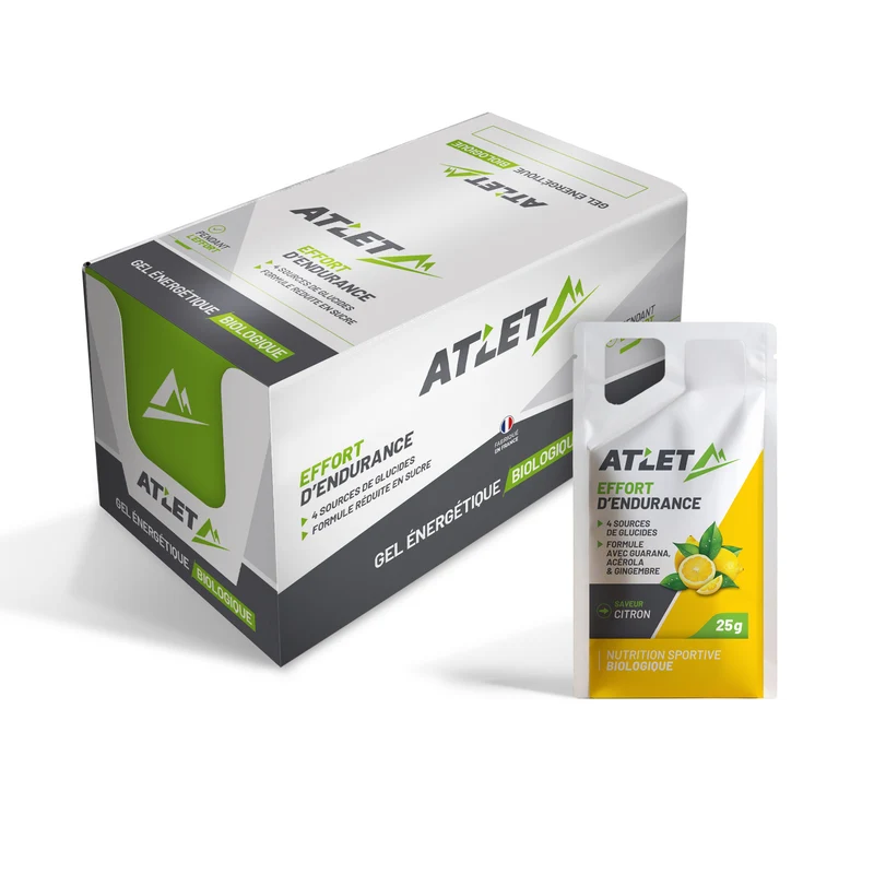 Pack de 45 Gels Energétiques Citron Bio