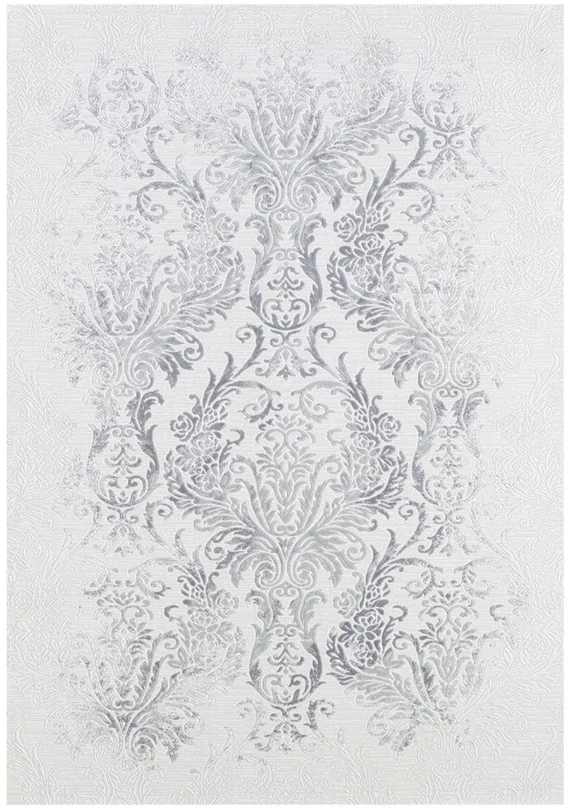 Tapis Blanc en Acrylique Vintage Oriental USKUDAR KJ