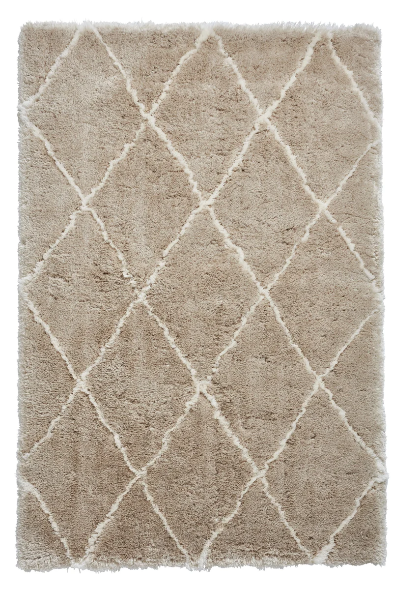 Tapis Berbère shaggy Beige MOROCCO 2491