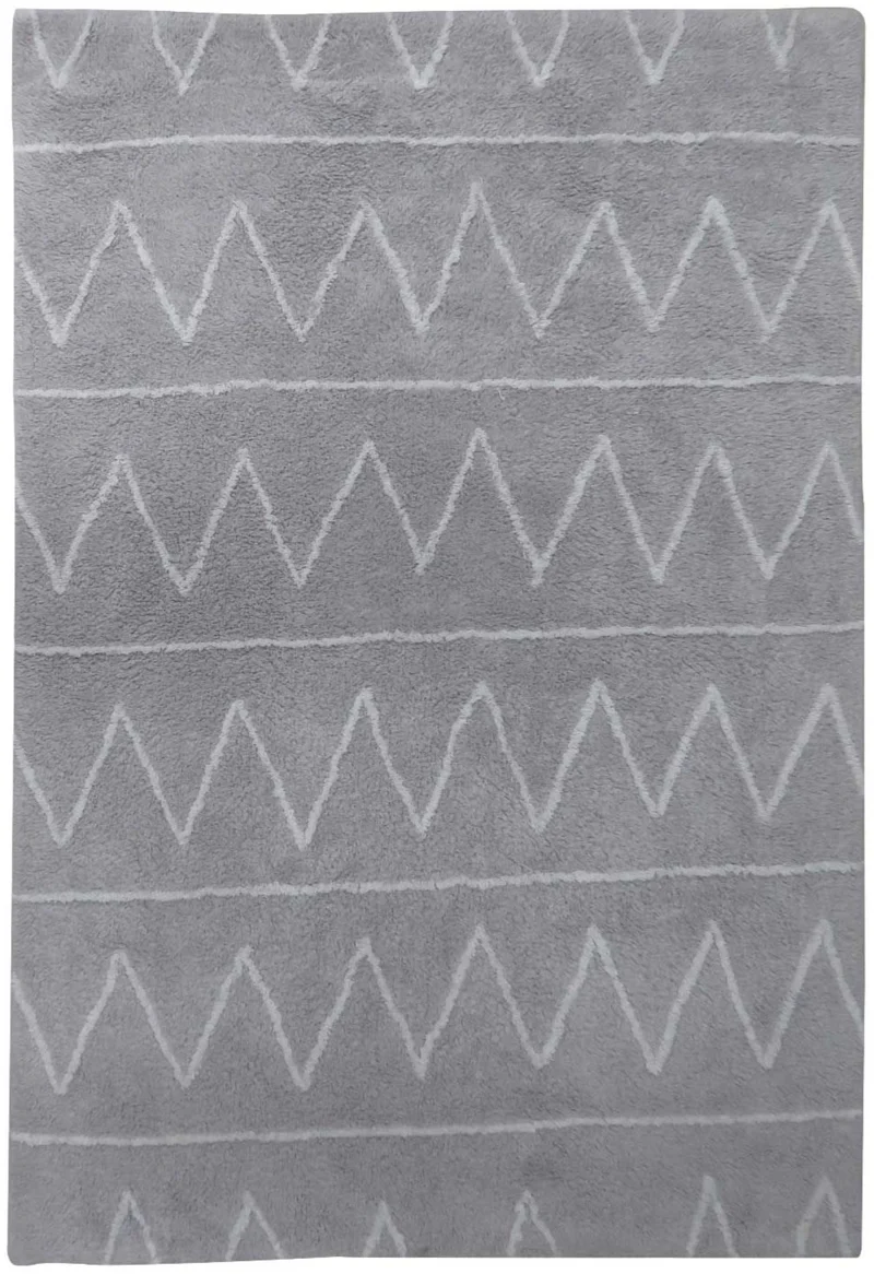 Tapis de Chambre Berbère Gris en Coton BERBER SPIRIT