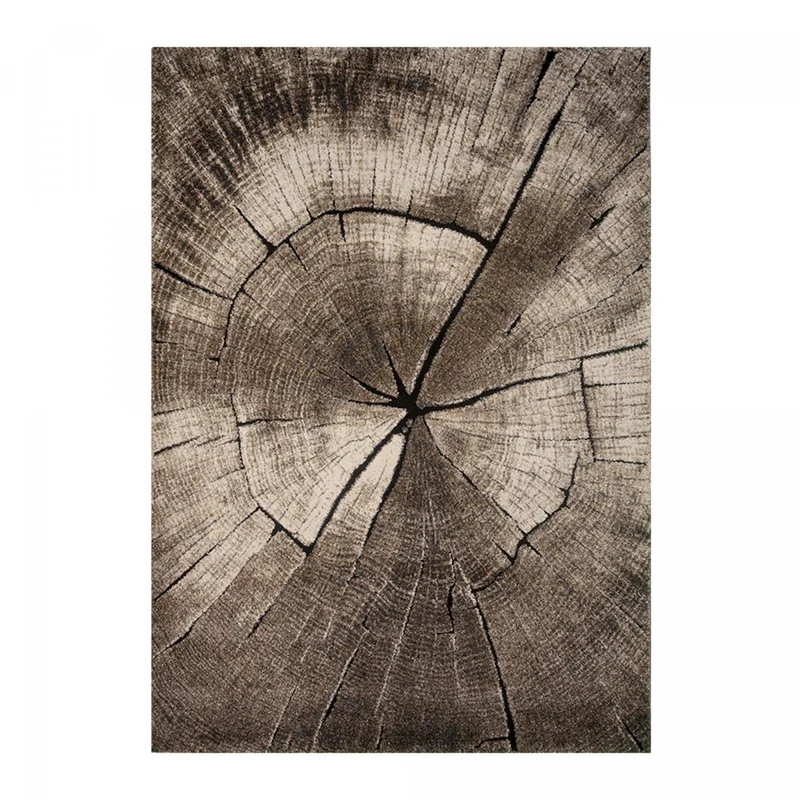 Tapis Gris Motif Rampi 160x230 cm – Royaume du Tapis