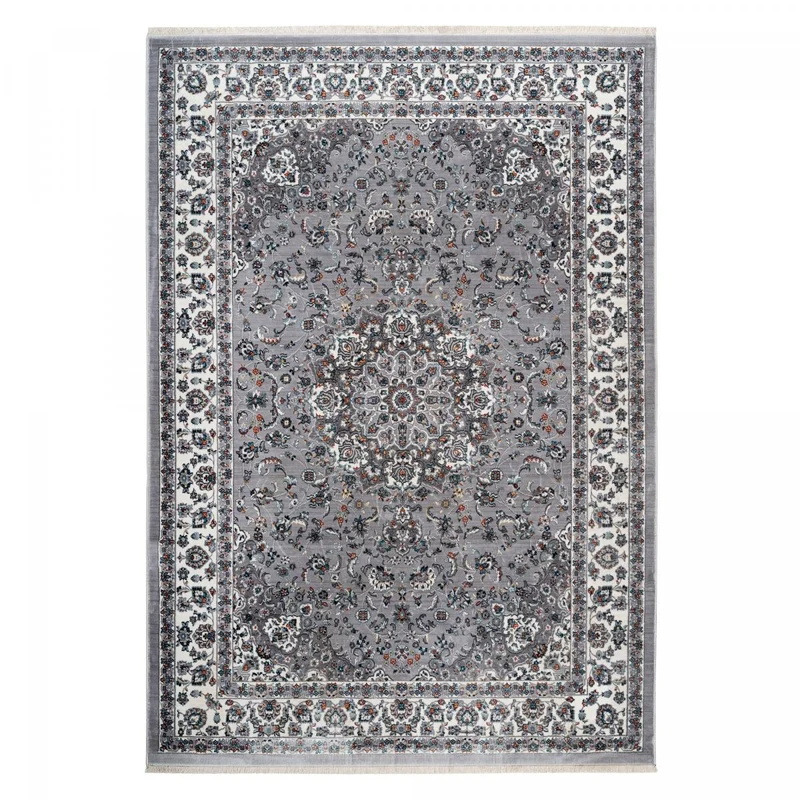 Tapis Argent en Polyester 2 140x200 cm – Royaume du Tapis