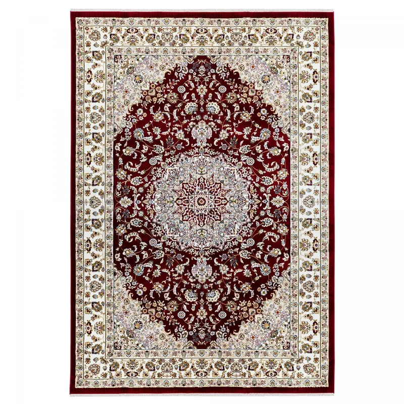 Tapis Rouge en Polyester 140x200 cm – Royaume du Tapis