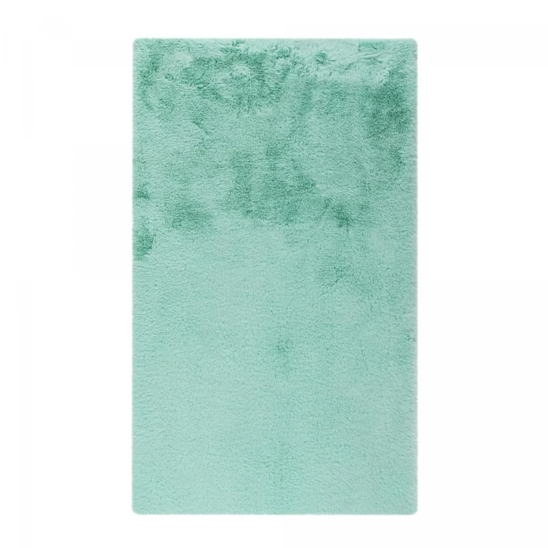 Tapis Shaggy Vert en Polyester 2 50x90 cm – Royaume du Tapis