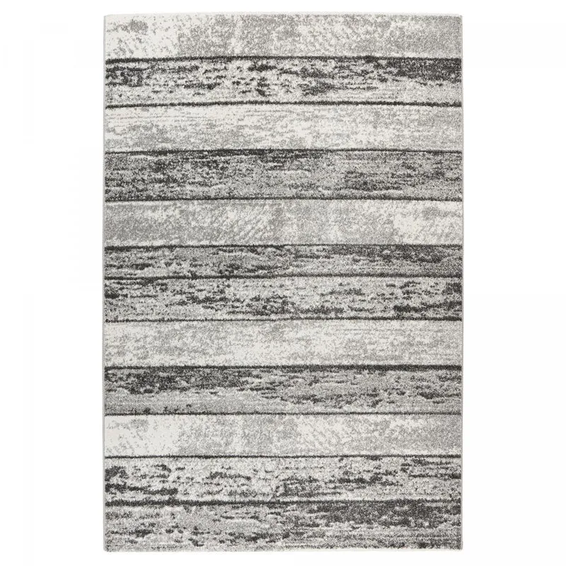 Tapis Argent en Polypropylène 3 120x170 cm – Royaume du Tapis