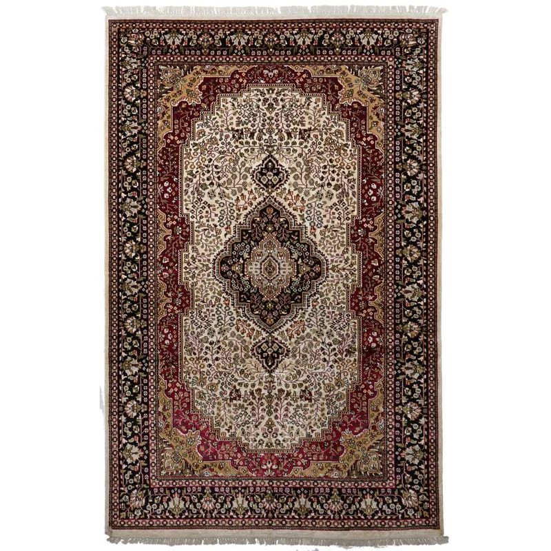 Tapis d'Orient Beige en Rayonne 180x280 cm – Royaume du Tapis