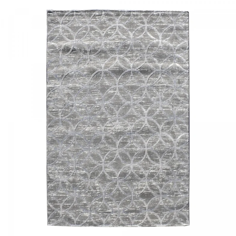Tapis Gris en Polyester 160x230 cm – Royaume du Tapis