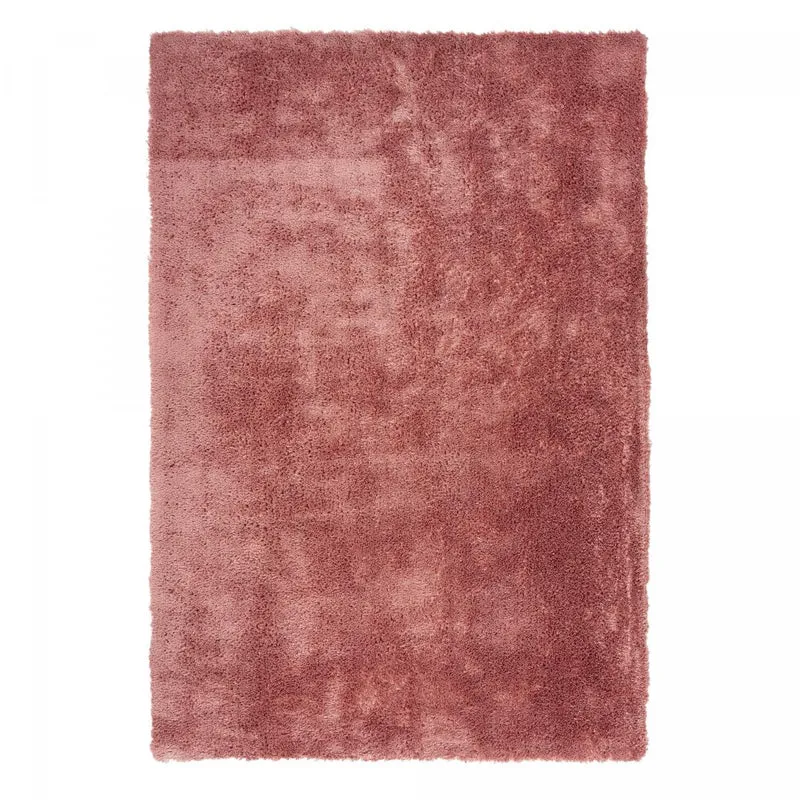 Tapis Shaggy Rose en Polyester 2 120x170 cm – Royaume du Tapis