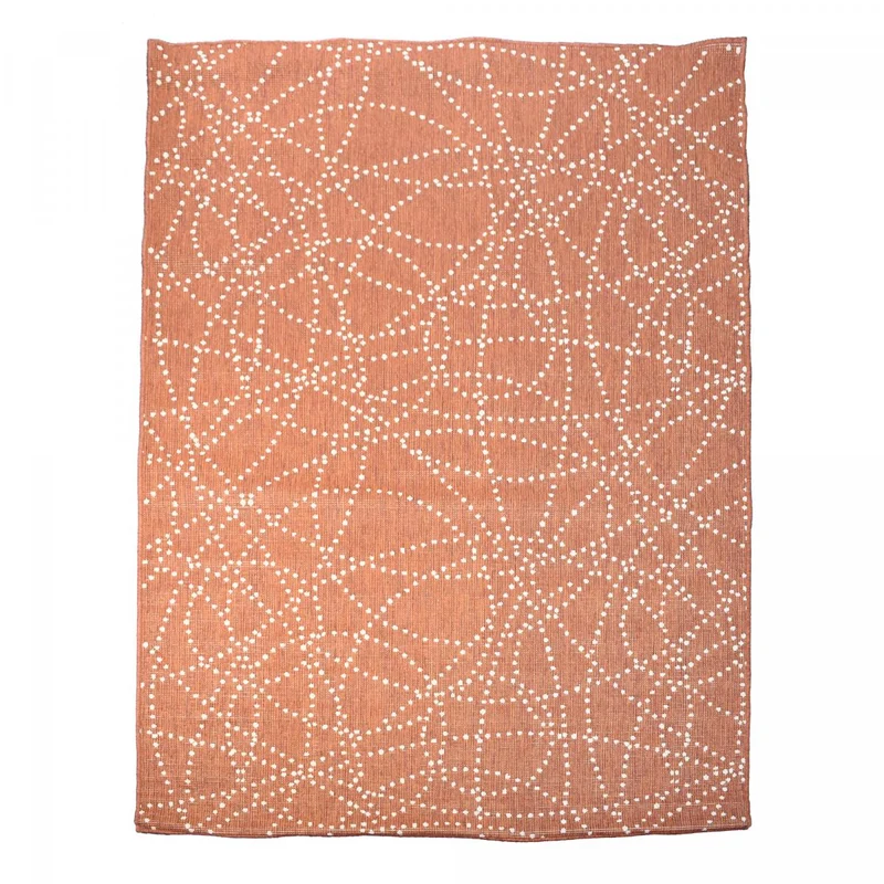 Tapis d'Extérieur Orange Katten Réversible 120x170 cm – Royaume du Tapis