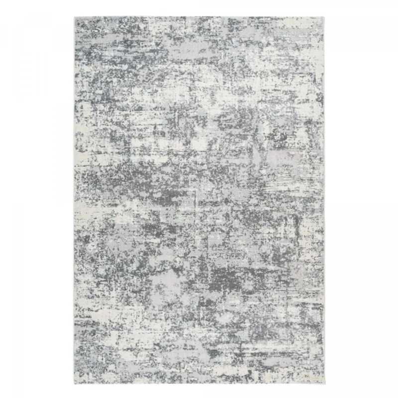 Tapis Argent en Polyester 120x170 cm – Royaume du Tapis