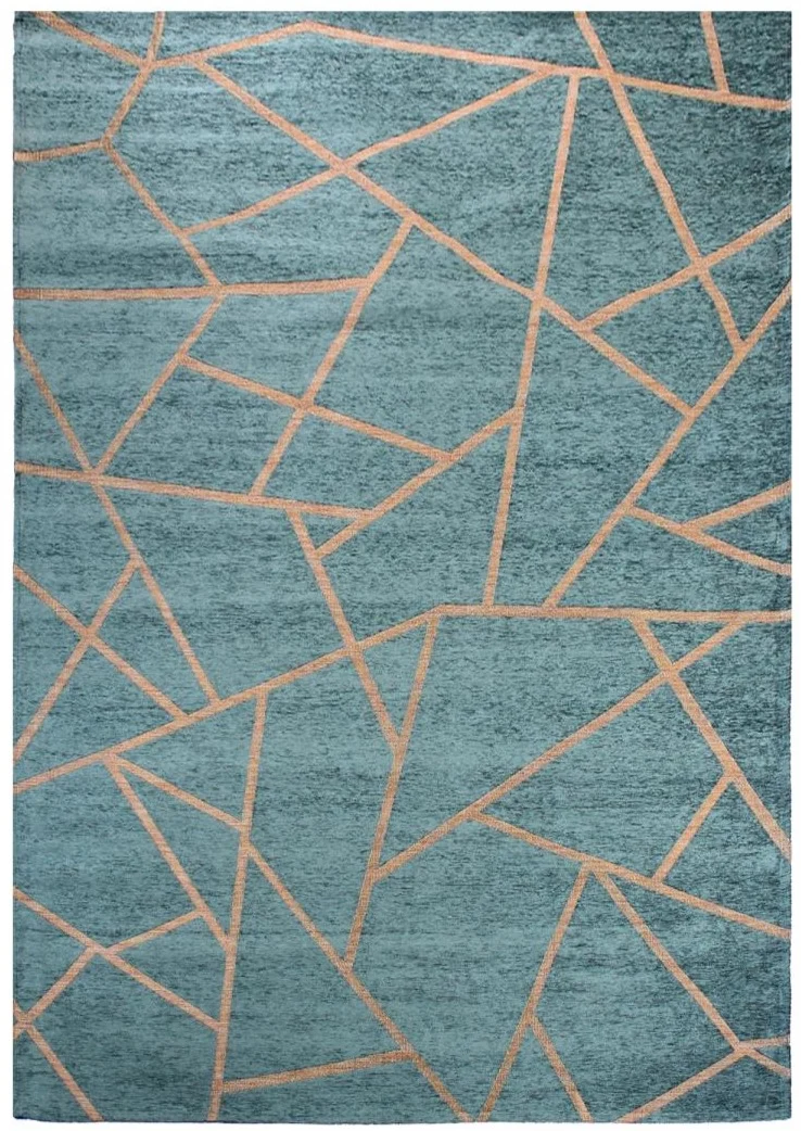 Tapis Bleu Bleutur en Acrylique 80x150 cm – Royaume du Tapis